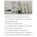 12V Vertical Wind Turbine Generator with 3 Blades