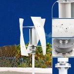 3000W Vertical Wind Turbine Kit for Home Use