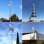 Silent 12KW Vertical Axis Wind Turbine Generator