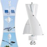 Vertical Axis Wind Turbine Generator with Controller