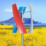 12V 3-Blade Helix Vertical Wind Turbine Generator