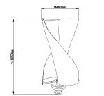 400W 12V Vertical Wind Turbine Generator