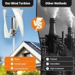 10kW Vertical Wind Turbine for Home Use