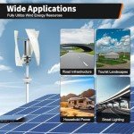 10kW Vertical Wind Turbine for Home Use