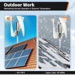 10kW Vertical Wind Turbine for Home Use
