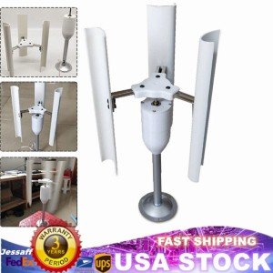 Vertical 3-Phase Wind Turbine Generator Kit