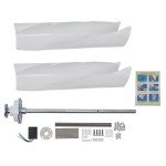 400W 12V Vertical Wind Turbine Generator Kit