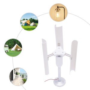 12V Vertical Wind Turbine Generator with 3 Blades