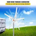 500W Wind Turbine Generator with MPPT Controller