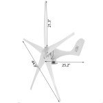 400W 12V Wind Turbine Generator with Controller