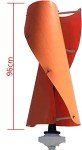 Quiet Portable Vertical Wind Turbine Generator 5000W