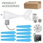 Home Wind Turbine 12000W Generator Kit with Controller