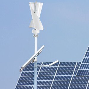 Vertical Axis Wind Turbine Generator with Controller