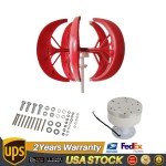 400W 12V Vertical Axis Wind Turbine Generator