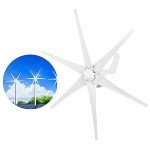800W Home Wind Generator Kit with 6 Blades