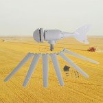 1200W 6-Blade Wind Turbine Generator for Home