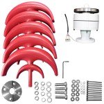 600W 12V 5-Blade Vertical Wind Turbine Generator