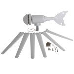 1200W 6-Blade Wind Turbine Generator for Home