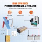 3000W 24V Vertical Wind Turbine Generator