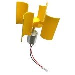 Mini Vertical Wind Turbine for DIY Education