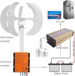 High-Power 12,000W Vertical Wind Turbine Kit