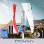 Vertical Axis Wind Turbine Generator Kit for Home