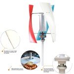 Vertical Axis Wind Turbine Generator Kit for Home