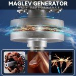 Vertical Axis Wind Turbine Generator Kit for Home