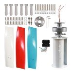Vertical Axis Wind Turbine Generator Kit for Home