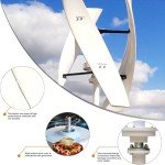 Quiet Vertical Wind Turbine Generator for Home 9000W