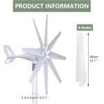 12000W Home Wind Turbine with Solar Controller