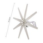 600W 12V Wind Turbine Generator Kit with 8 Blades