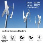 Home Wind Turbine Kit with 3 Blades 5kW/9kW