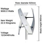Home Wind Turbine Kit with 3 Blades 5kW/9kW