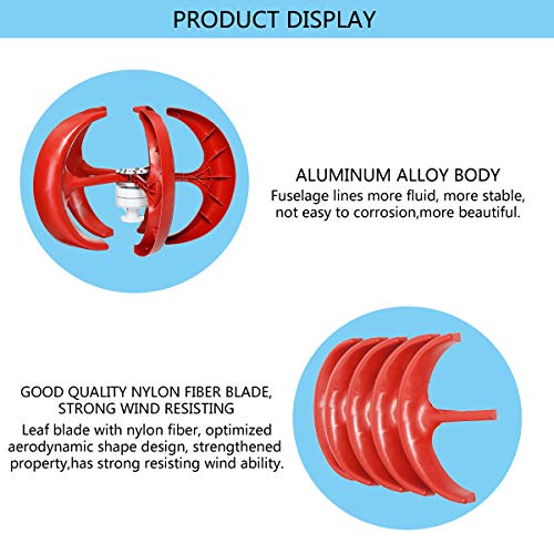 AISINILALAO 48V 12000W Vertical Wind Turbine Kit