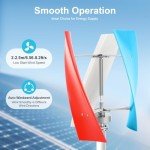 24V 400W Wind Turbine Kit with Charge Controller
