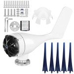 800W Blue 12V Wind Turbine Kit for Home