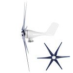 800W Home Wind Turbine Generator – Blue 24V