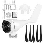 800W Small Wind Turbine Generator Kit (Black)