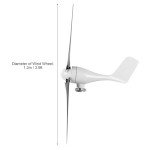 1200W Small Wind Turbine Generator for Home Use