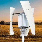 Portable 6000W Vertical Wind Turbine Kit