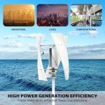 Silent 14000W Vertical Wind Turbine for Home