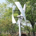 Quiet Vertical Wind Turbine for Home Use