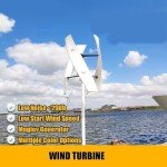 Quiet Vertical Wind Turbine for Home Use