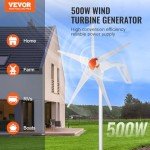 VEVOR 500W Home Wind Turbine Generator Kit
