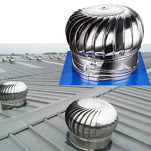 Wind Turbine Vent for Home, Stainless Steel, 600mm