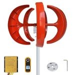 Pikasola 200W Vertical Axis Wind Turbine Kit