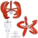 Pikasola 200W Vertical Axis Wind Turbine Kit