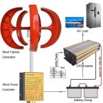 Pikasola 200W Vertical Axis Wind Turbine Kit