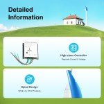 100W Vertical Axis Wind Turbine Home Kit